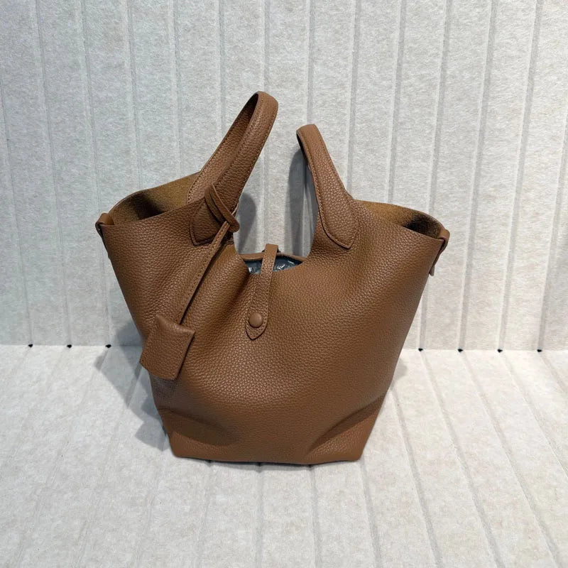 The Vibrant Leather Tote