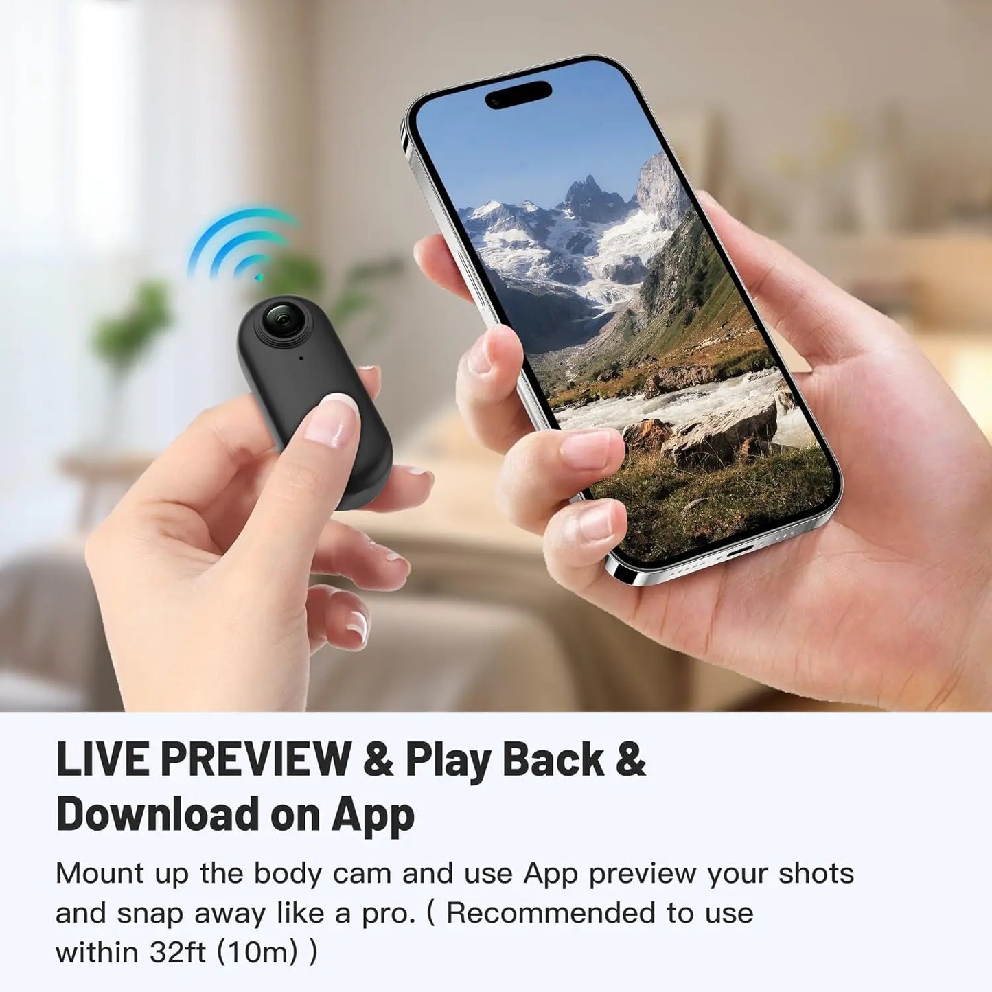 i3 4K Thumb Action Camera