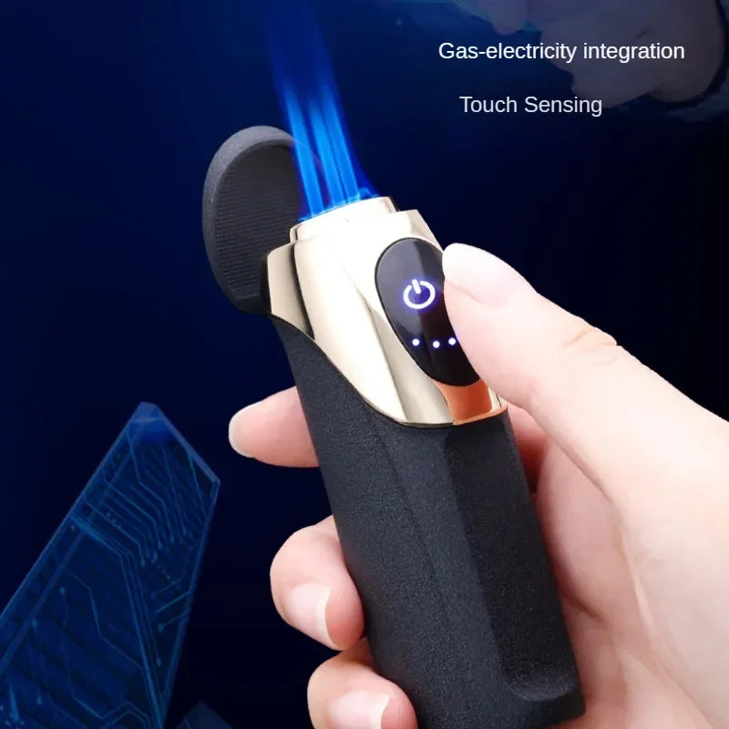 One Button Ignition Torch Lighter