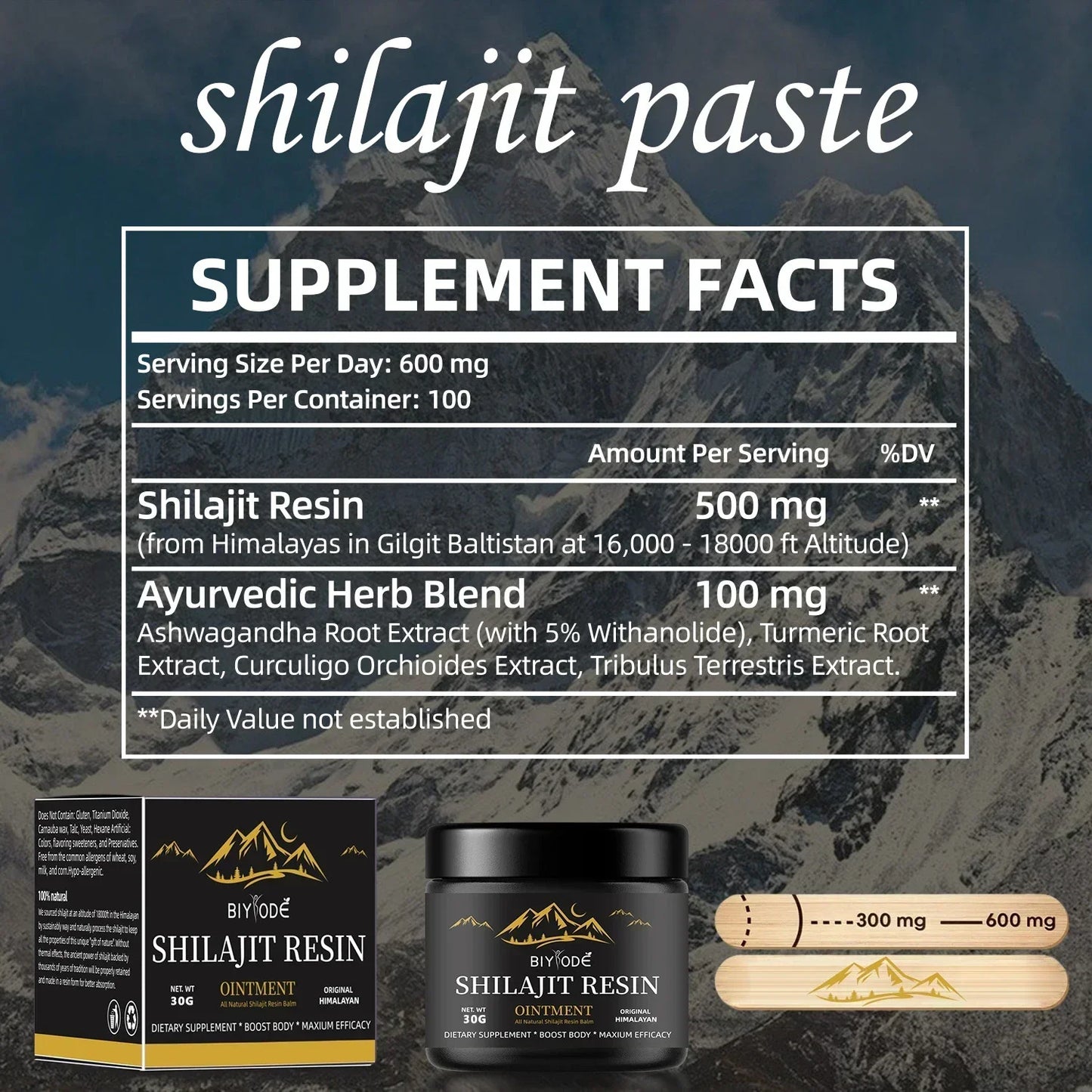 Pure Shilajit Resin