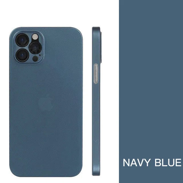 Ultra-thin original color cooling hard case-Comes with glass lens film