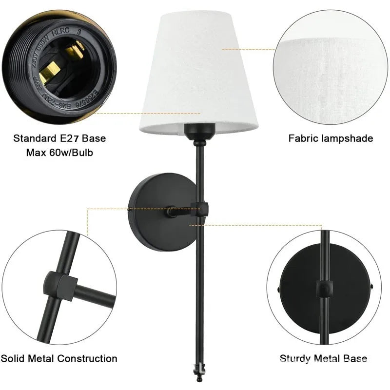 WIRELESS WALL SCONCES