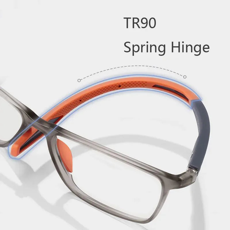 Fashionable silicone sports reading glasses