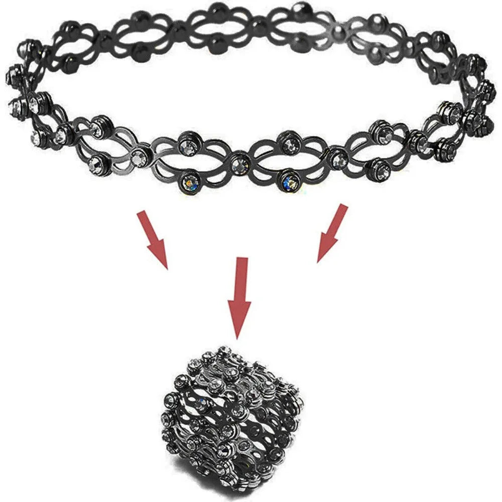 Folding Retractable Ring Bracelet