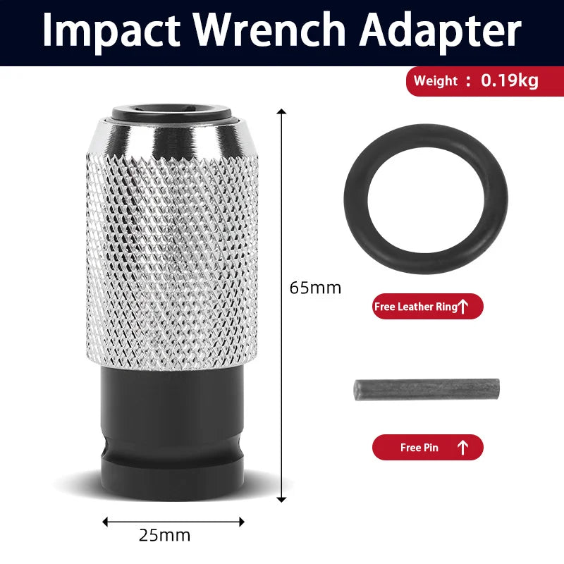 Electric Drill Wrench to Electric Hammer Conversion Adapter