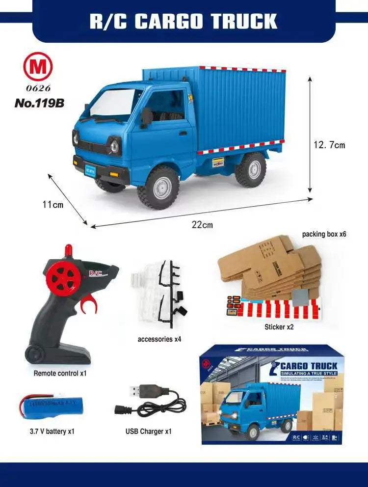 Remote Control Truck Toy Gift For Kids Multicolor