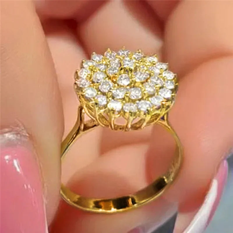 💍3 Carat Super Sparkling zircon Ring
