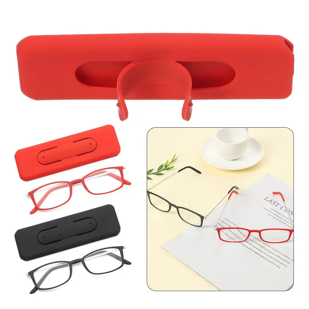 Portable anti-blue light presbyopia eyeglass