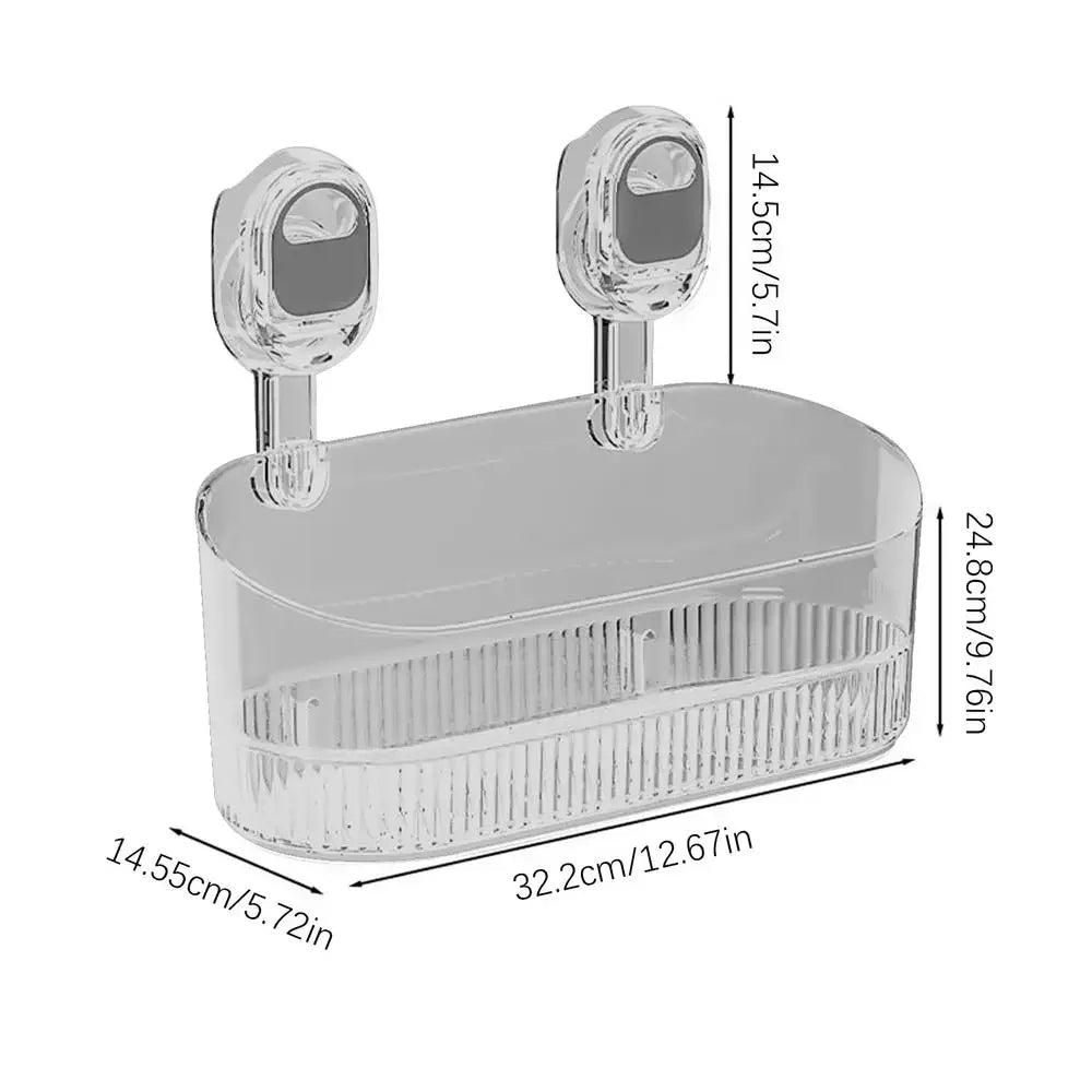 No-Drill Bathroom Suction Storage Box