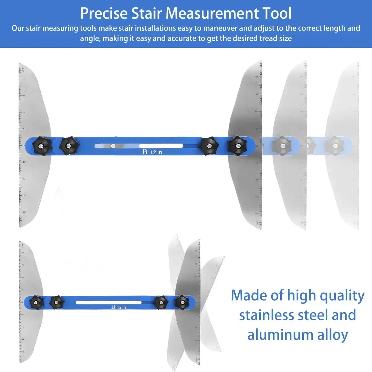 Corrosion Resistant Stair Template Tool