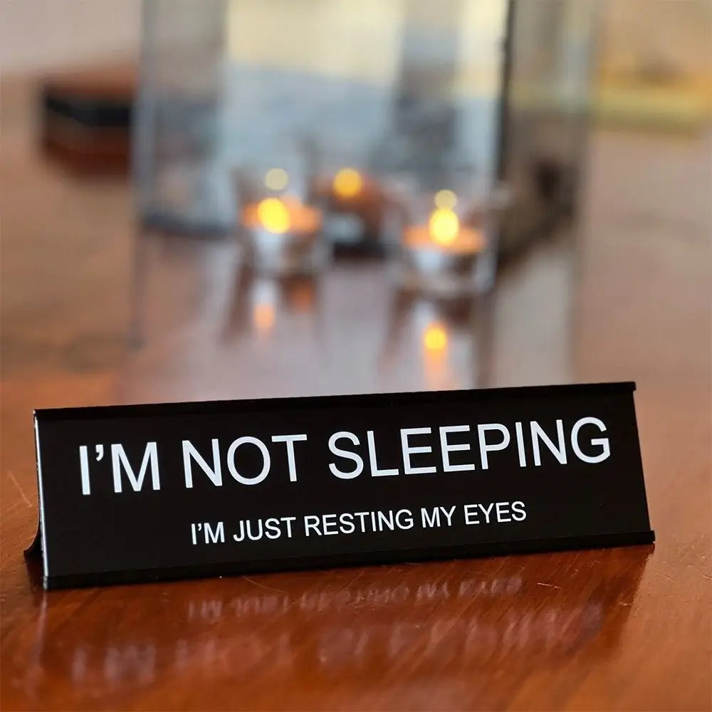F'er in Charge of You F'ing F's Desk Sign
