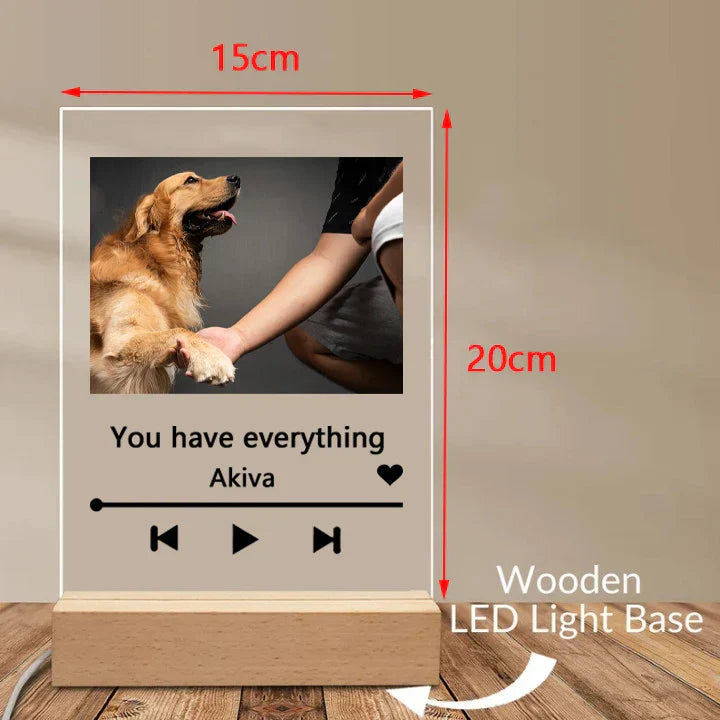 Customized Spotify Album Fridge Magnet Personalized Music Fridge Magnet Can Play Songs and Adjust Volume