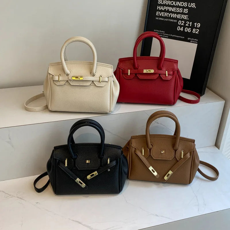 Women's Genuine Leather Top Handle Handbags