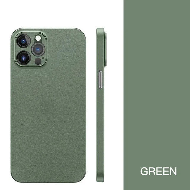 Ultra-thin original color cooling hard case-Comes with glass lens film