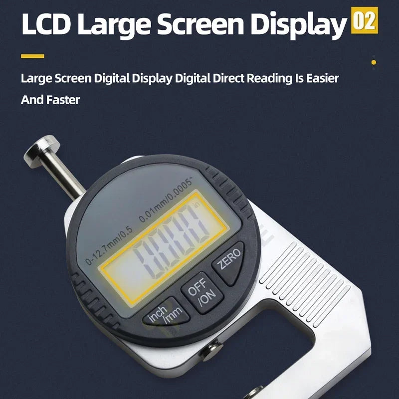 Digital Display Thickness Gauge