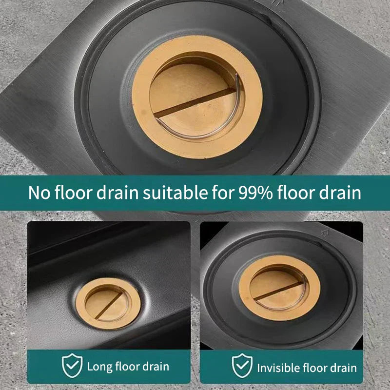 Downspout Universal Brass Floor Drain Core Anti-Odor Deodorizer