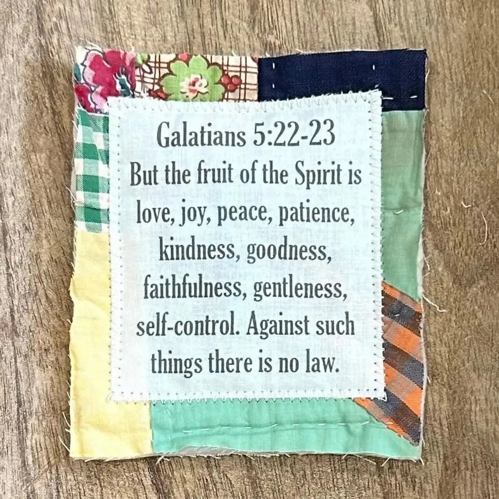 Prayer Quilt With Cross Inside