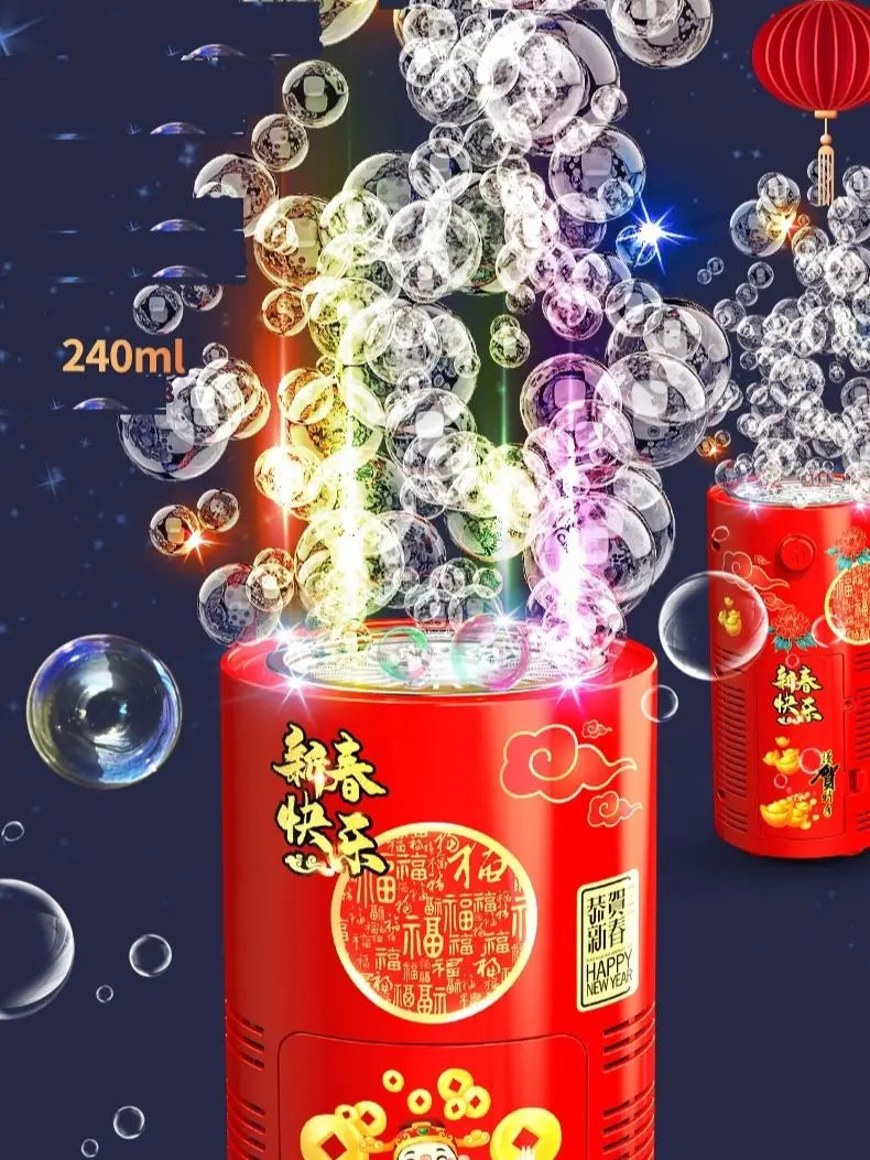 Portable Firework Bubble Machine