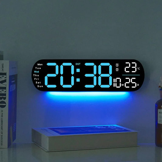 Upgraded Digital Wall Clock Large Display