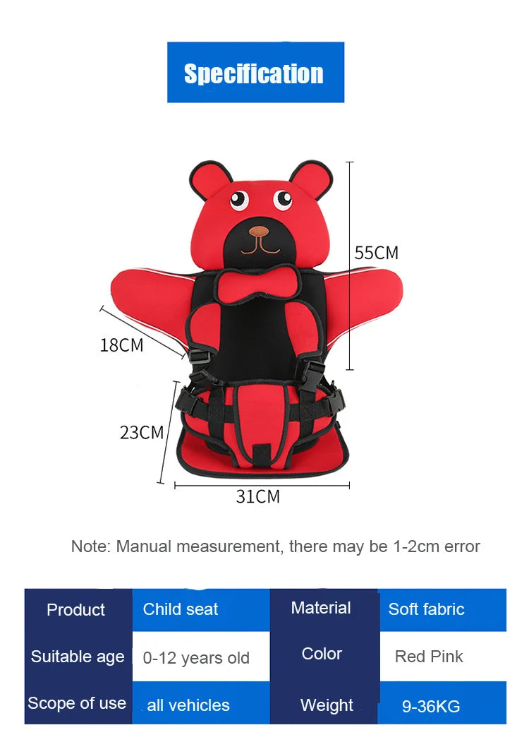 Portable car children's car seat