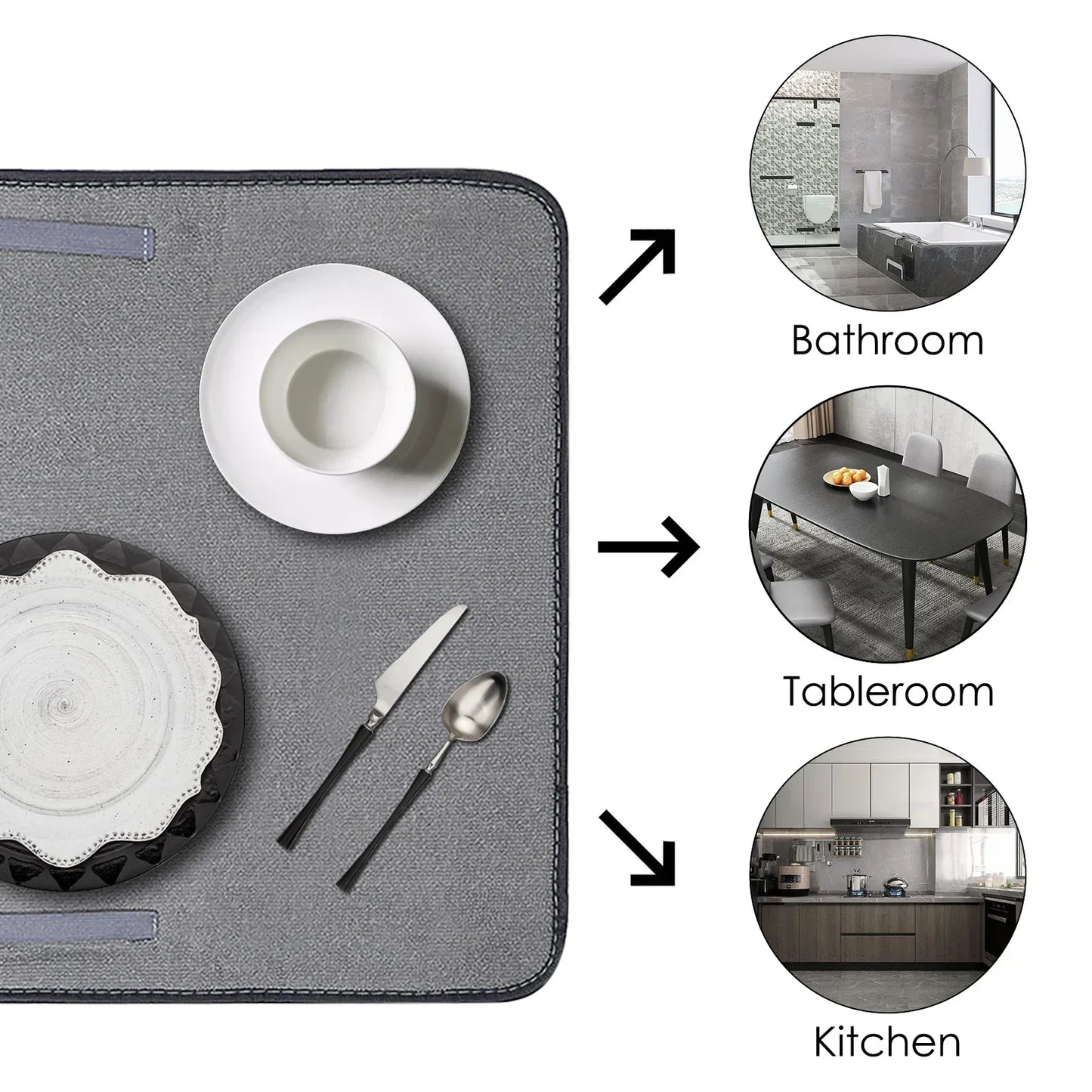 Dishes drying mat