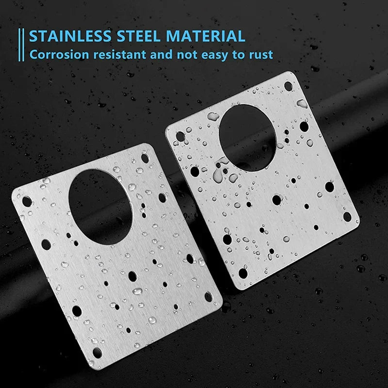 Hinge Fixing Plate Bracket Kit 10 PCS