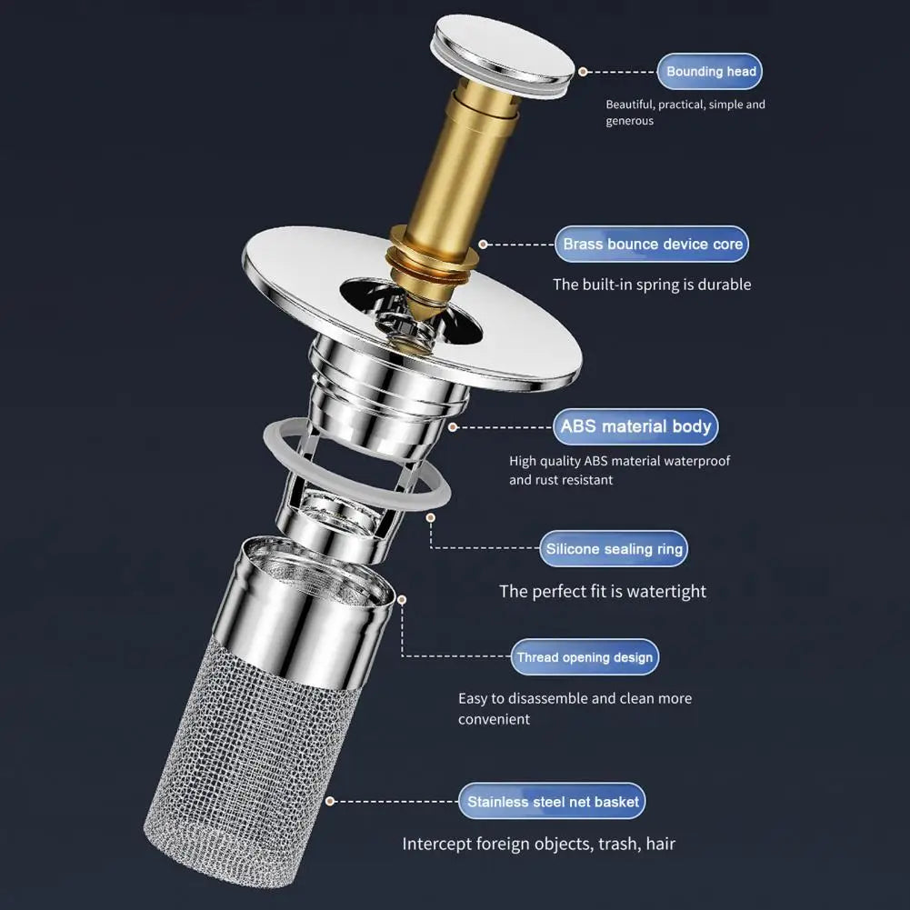 Isolate odor and prevent cockroaches-Stainless Steel Floor Drain Filter