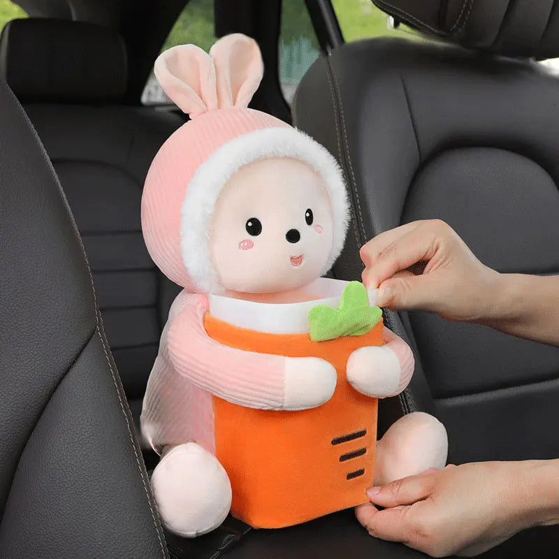 Cute Plush Doll Tissue Box