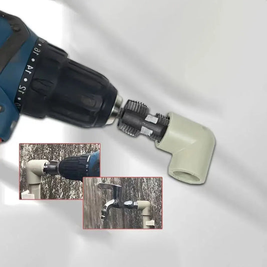 Electric Drill Compatible PVC Pipe Threader Kit with Various Die Sizes