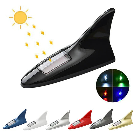 Shark Fin Solar Warning Light for Car