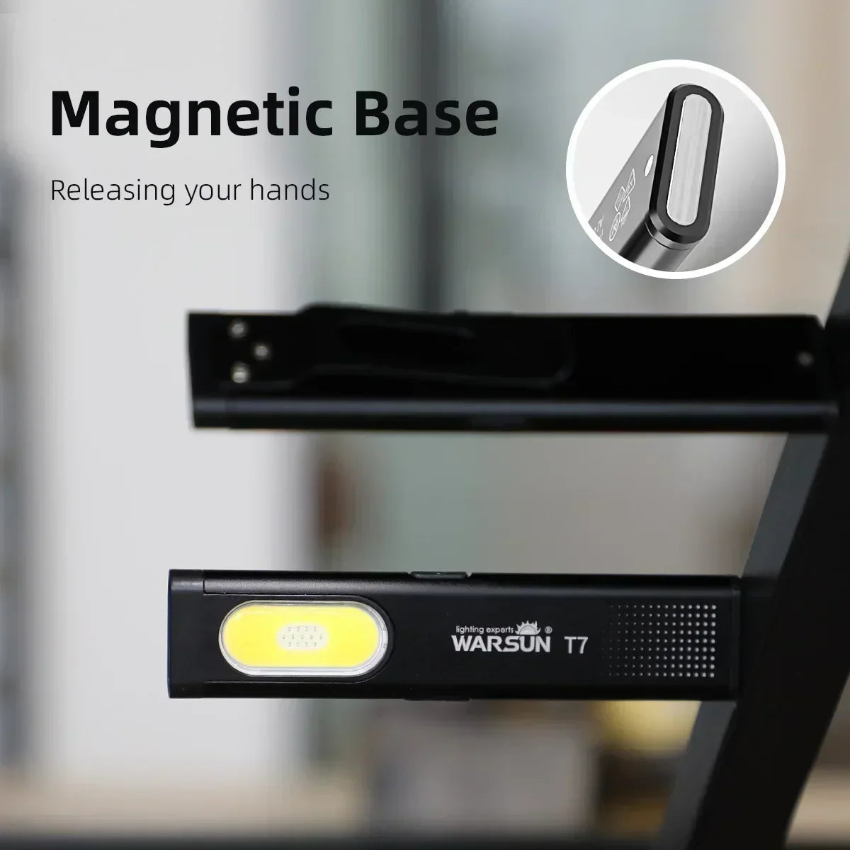 WARSUN Compact Multi-Mode Pocket LED Flashlight