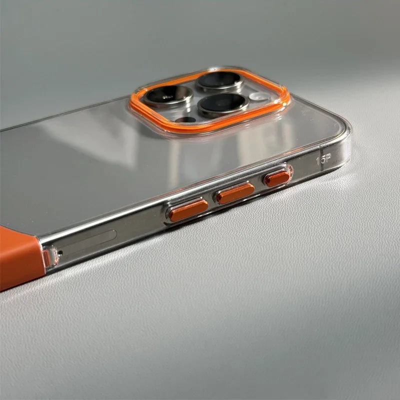 Two -in -one stitching matte mobile phone case