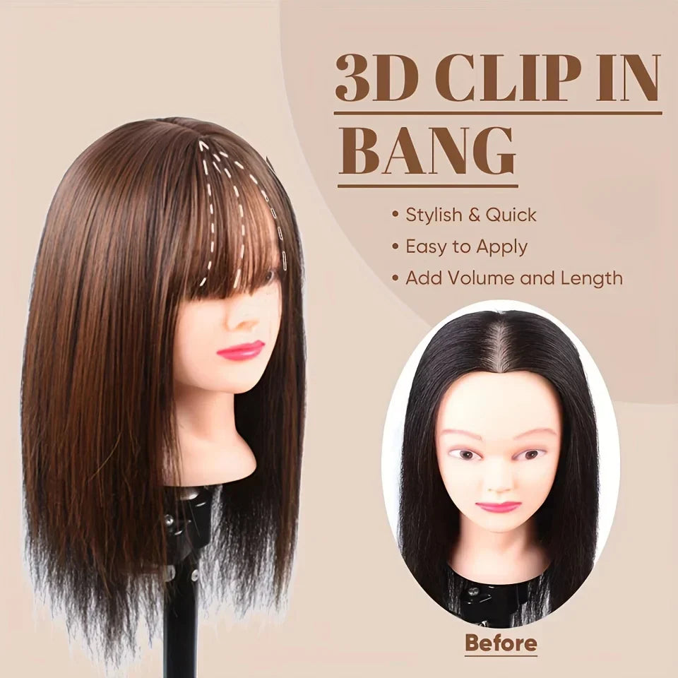 Hair Toppers For Women Adding Hair Volume Topper With Bangs 12 Inches Invisible