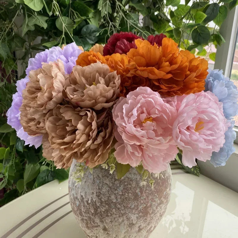 Outdoor Artificial Hydrangea Flowers