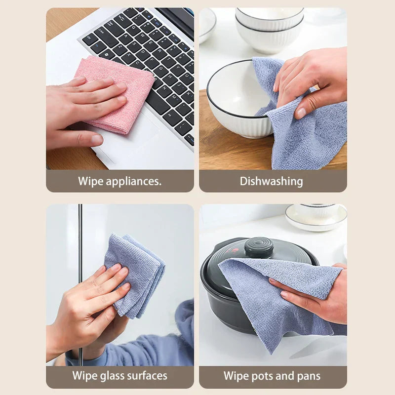 Reusable Absorbent Cleaning Cloths