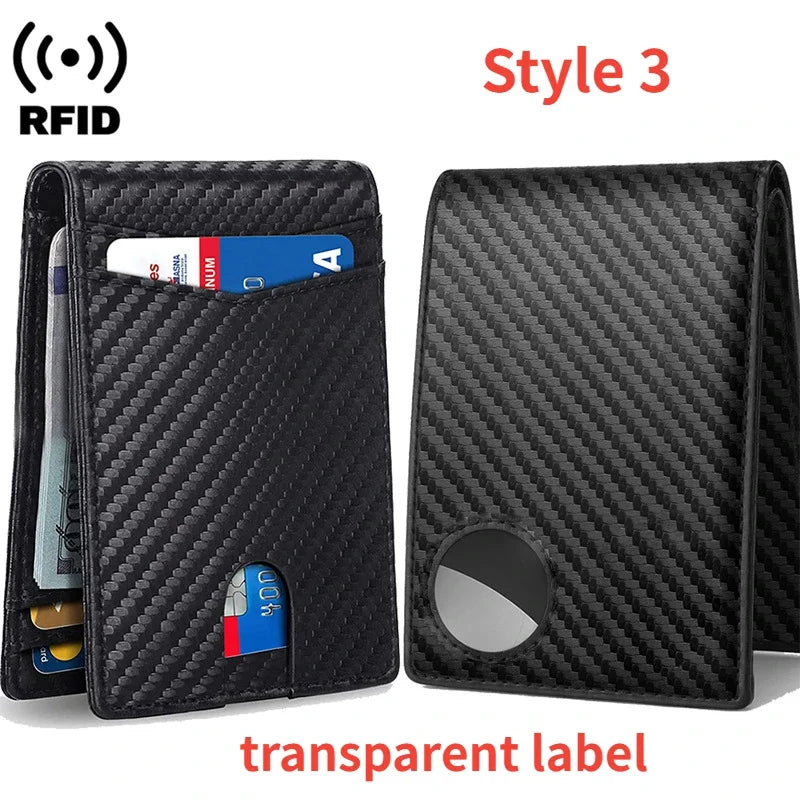 Elegant Anti-Theft Leather Wallet for Business Men