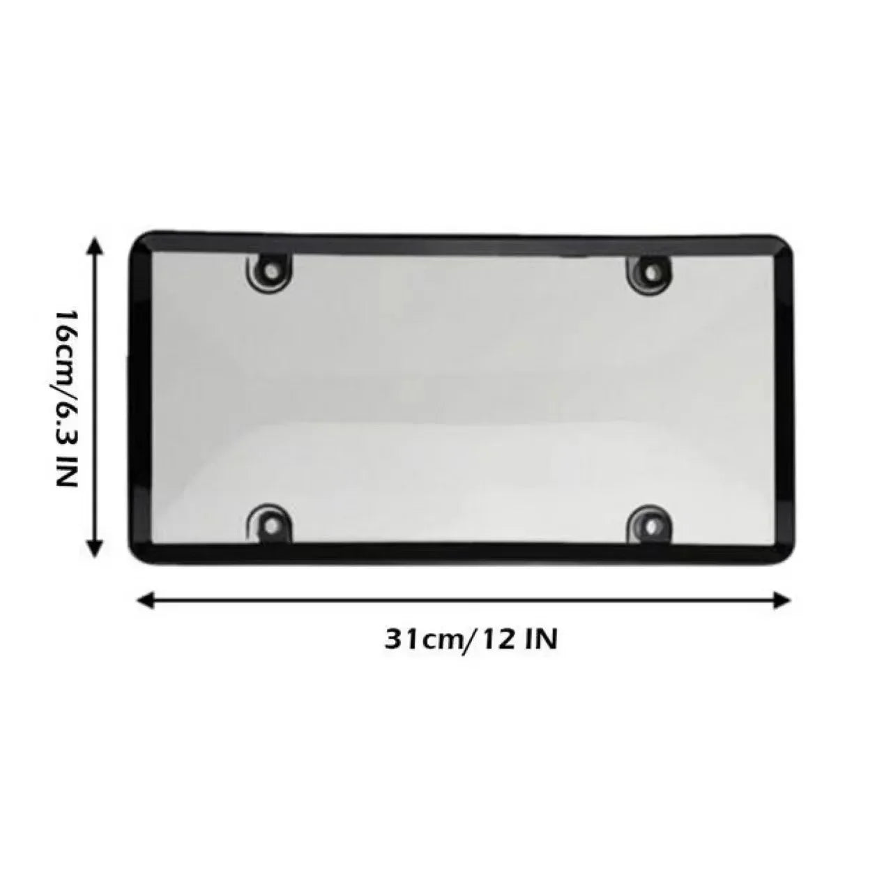 Blackout License Plate