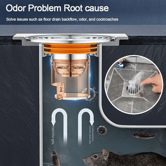 Insect Proof Anti-Odor Self-Closing Hair Filter Sewer Floor Drain Core