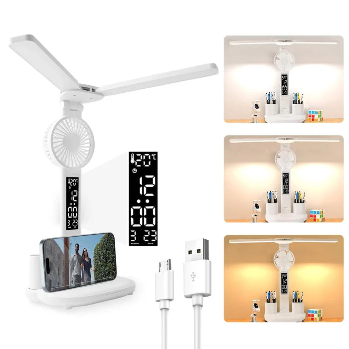 Fan Eye Protection Desk Lamp