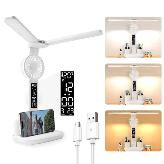 Fan Eye Protection Desk Lamp