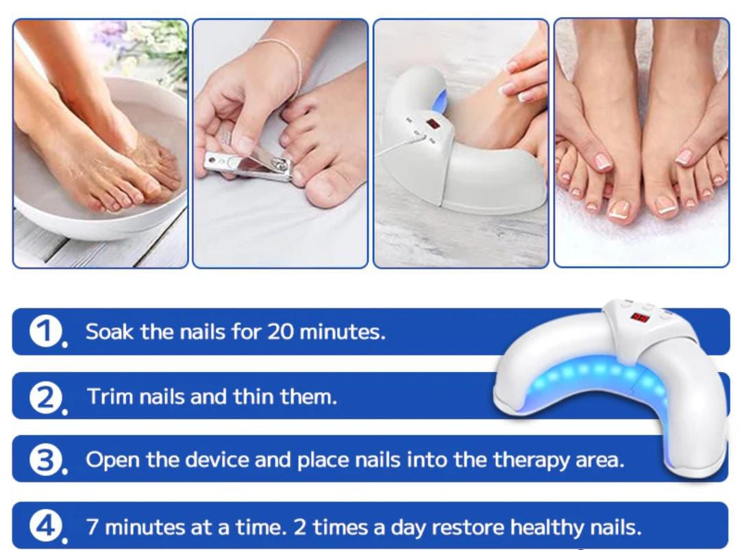 Fungal nail treatment laser device
