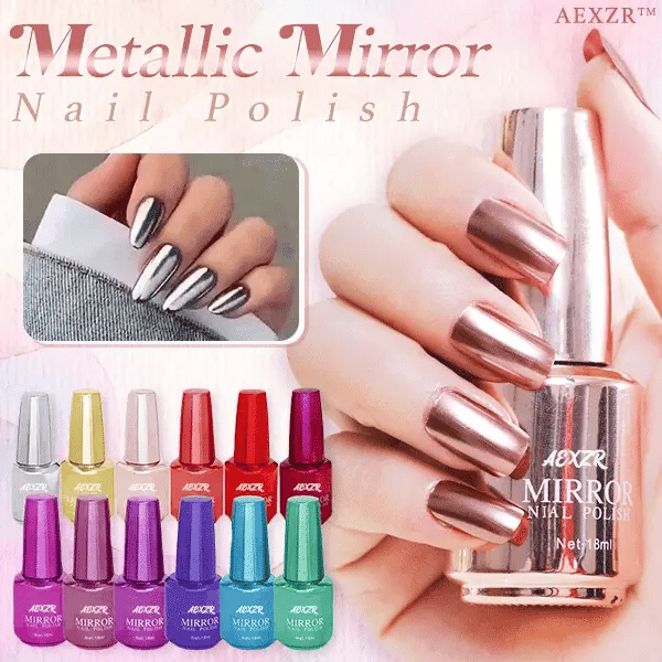 Stunning Metallic Mirror Nail Polish