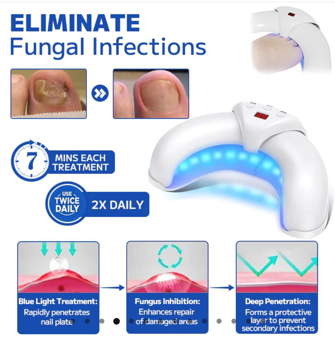 Fungal nail treatment laser device