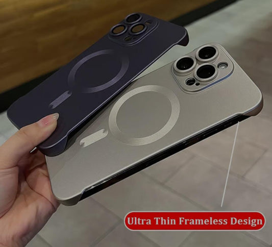 Frameless Matte PC Ultra Thin iPhone Case