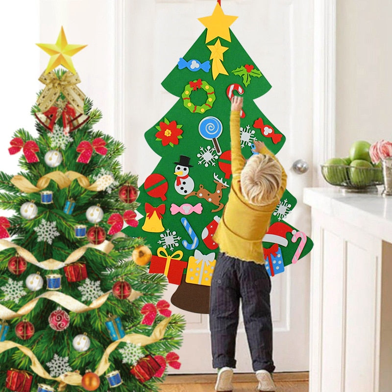 Interactive Felt Christmas Tree