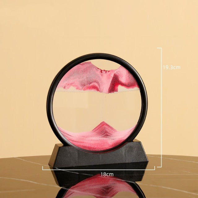 3D Dreamlike Real - Time Landscape Hourglass Artwork