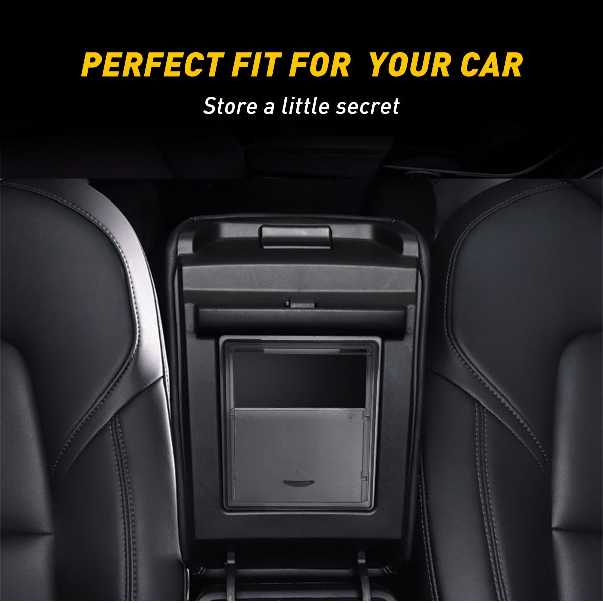 Tesla Model Invisible Center Console Organizer