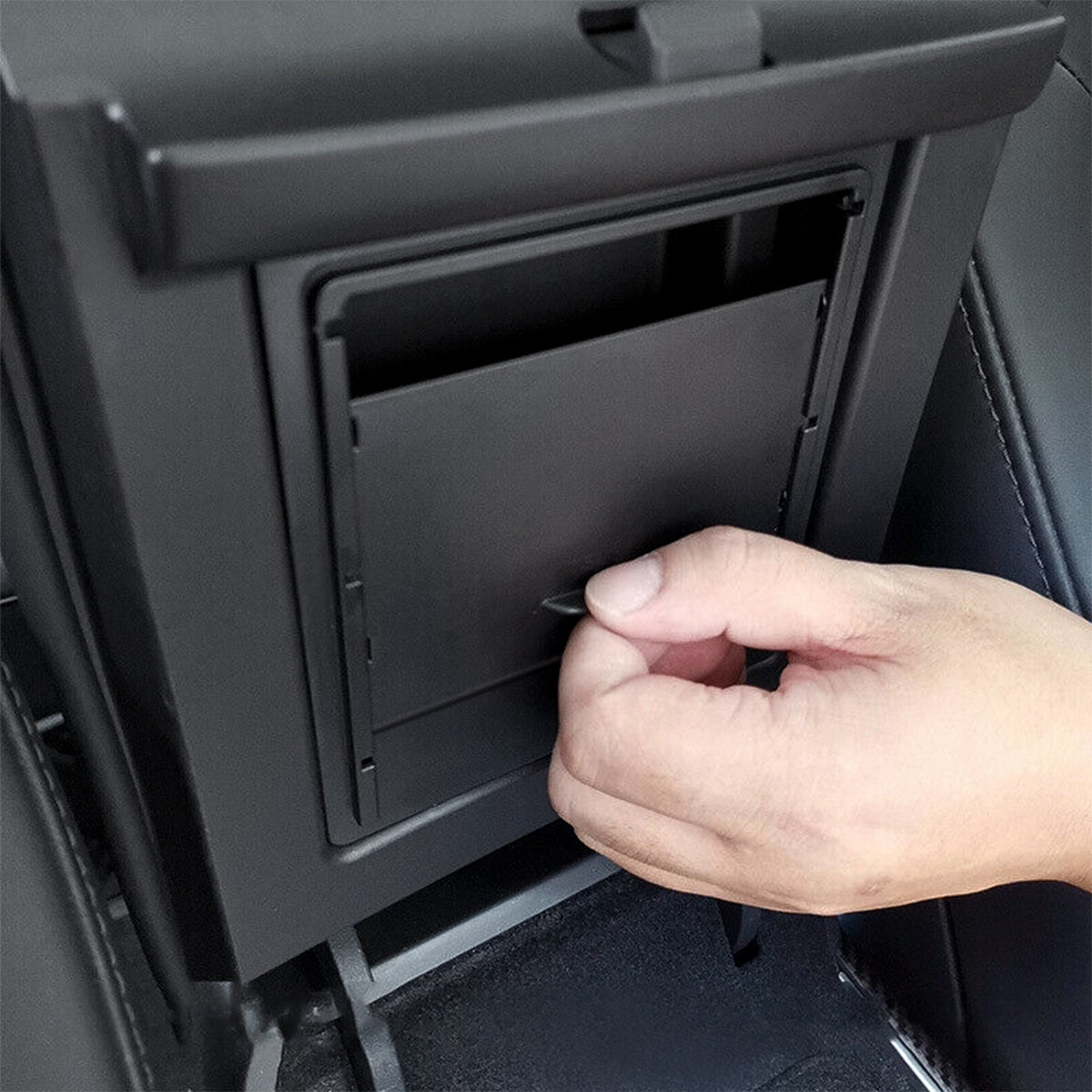 Tesla Model Invisible Center Console Organizer