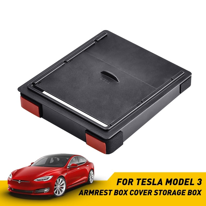 Tesla Model Invisible Center Console Organizer