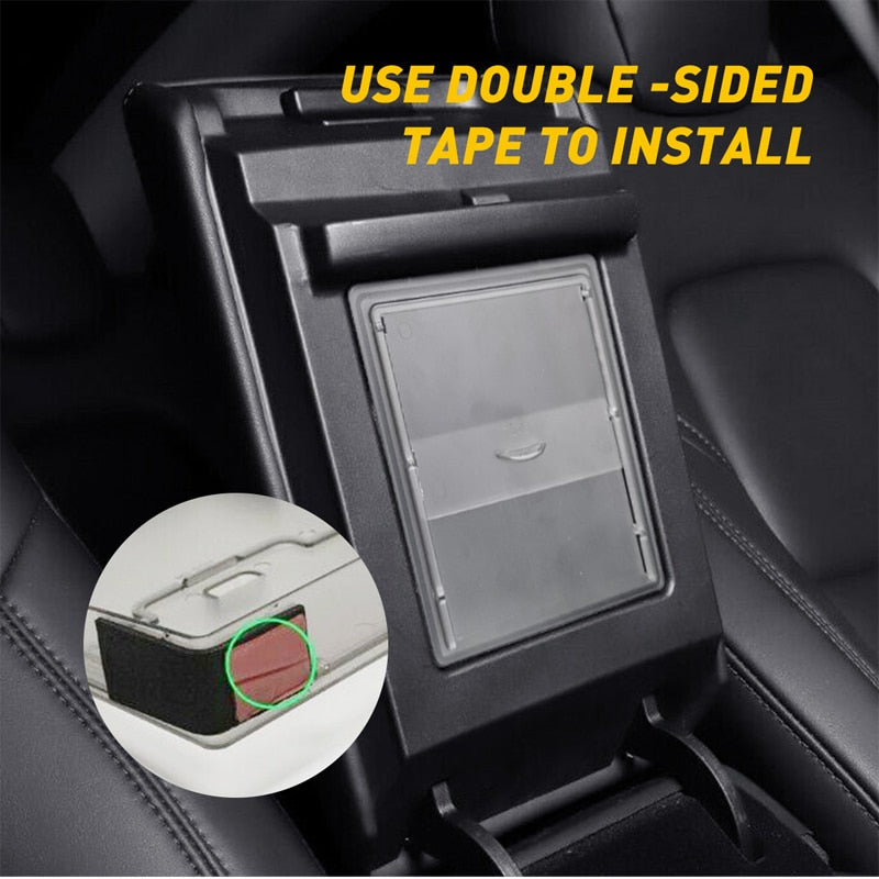 Tesla Model Invisible Center Console Organizer